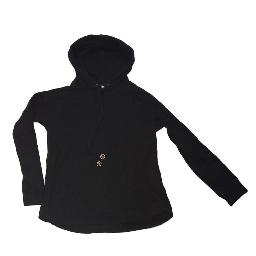 Michael Kors Womens Black Hoodie‎ Sweatshirt Size S (Read description)